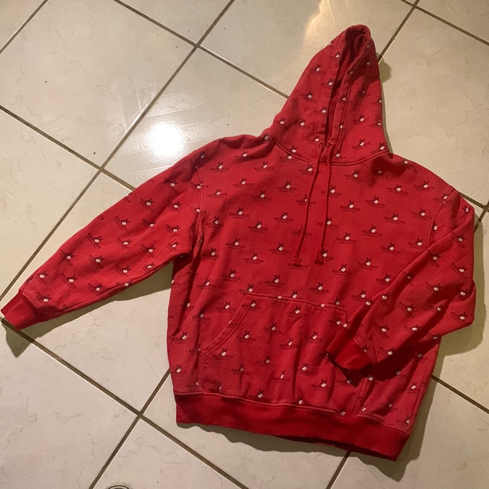 Red 4Hunnid Red Hoodie
